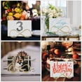 thumbnail image 5 of ROMANSENTIAL 12Pcs Rustic Table Number Holders Golden Upright Design For Wedding And Festival Decor, 5 of 8