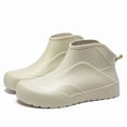 thumbnail image 5 of Women's Short Ankle Rain Boots Waterproof Non Slip PVC Rubber Slip On Garden Shoes, 5 of 6