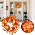 thumbnail image 2 of BNNG Fall Wreaths for Front Door, Autumn Wreath with Berry Pumpkin, Maple Leaves, Thanksgiving Harvest Halloween Festival Decorations Indoor and Outdoor, 2 of 9