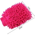 thumbnail image 2 of Guantes de limpieza de coche Ormromra manopla de lavado de microfibra 5 uds color aleatorio, 2 of 5