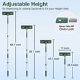 thumbnail image 6 of Zacenei Window Squeegee,3-in-1 Rotatable Squeegee Window Cleaner w/ 67" Extension Poles,Window Washing Kit Glass Door Cleaner Multi-Use Car Windshield Cleaning Tool w/ Long Handle for Outdoor Windows, 6 of 6