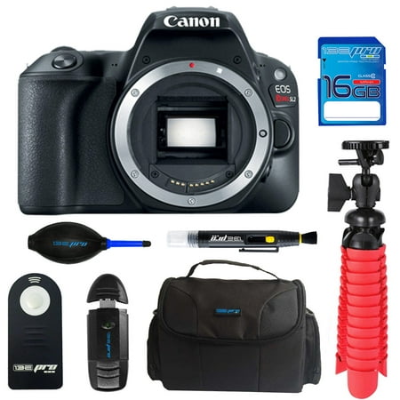 Canon EOS Rebel 200D/SL2 DSLR Camera (Body) + Pixi Starter Bundle Kit