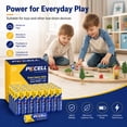thumbnail image 6 of PKCELL Carbon Zinc AA Batteries (100 Pack), 1.5V Extra Heavy Duty Double A Batteries for Remote Control and Clocks, 6 of 8