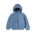 thumbnail image 2 of Godderr 3-10Y Kids Boys Girls down Winter Jacket Lightweight Comfortable Hooded Warm Cotton Coats with Zip down Coats, 2 of 7