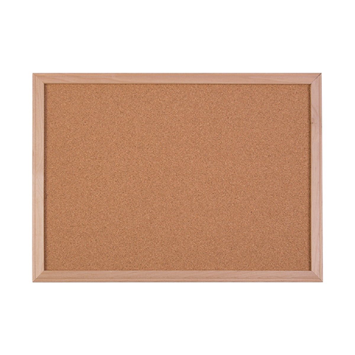 36" X 48" Wood Framed Cork Bulletin Board For Classroom And Office