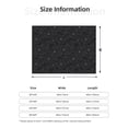 thumbnail image 5 of Naloa Spider Web Black Flannel Blankets - Thick and Warm Blanket for Winter, Soft Fuzzy Plush King Blanket for All Seasons40"x30", 5 of 6