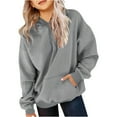 thumbnail image 5 of Mwjwdo Unisex Boys Girls Fleece Lined Sherpa Hoodie Kids Warm Winter Hoodies Pullover Hooded Sweatshirt Sweater 1-12Y Gray 11 Years, 5 of 9
