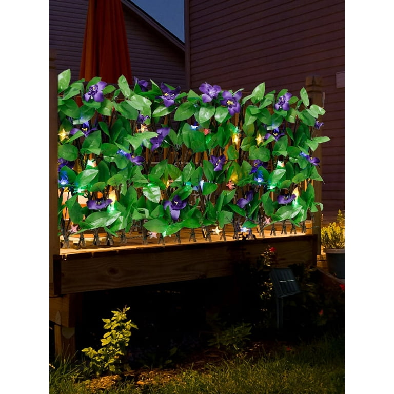 Artificial Privacy Fence Screen Fake Ivy Leaf Foliage Garden Panel