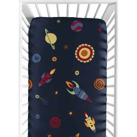UPC: 0846480030089 | Space Galaxy Collection Crib Sheet – Print