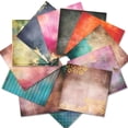 thumbnail image 4 of KARDLURY Scrapbook Paper, 24 Sheets Vintage Craft Paper Pad, 6'' x 6'' Single Side Printing Junk Journal Background Paper for Card Making Art Album Decoupage Collage Supplies, 4 of 4