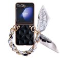 thumbnail image 1 of Luxury Leather Wrist Strap Case For Samsung Galaxy Z Flip 6,iPhone 15 Pro Max, 1 of 3
