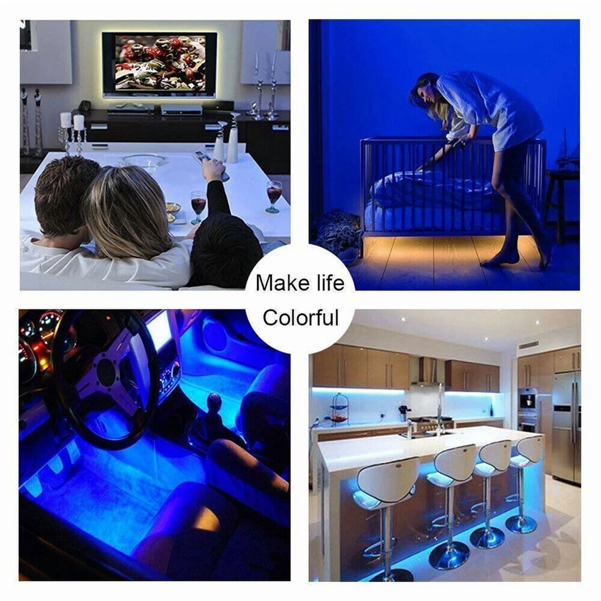 PRIME - 4X Flexible 5050 Rgb Led Strip Light Remote Fairy Light Room Party Waterproof