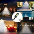 thumbnail image 5 of UMEXUS Solar Wall Lights, 240 LED PIR Motion Sensor Remote Control Lamp for Street Yard Outdoor Lamp, IP67 Waterproof, 5 of 9