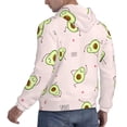 thumbnail image 6 of Goofa Avocado Doing Sport Yoga for Men's Hooded Sweatshirt - Lightweight Pullover Hoodie with Kangaroo Pocket, Perfect for Everyday Wear-Small, 6 of 7