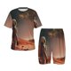 thumbnail image 1 of Balery Astronaut On Mars A Conjunto de Pijama Infantil de Manga Corta con Estampado – Ropa de Dormir de Algodón Suave-3X-Large, 1 of 6