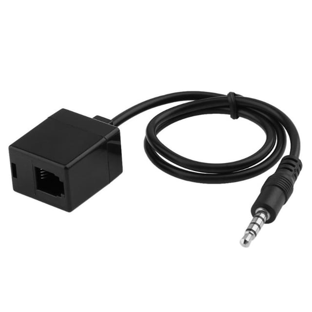 Conector macho TRRS de 3,5 mm a RJ9 4P4C Cable convertidor hembra Cable de extensión de teléfono Cable de alambre Inevent PJ7833-01