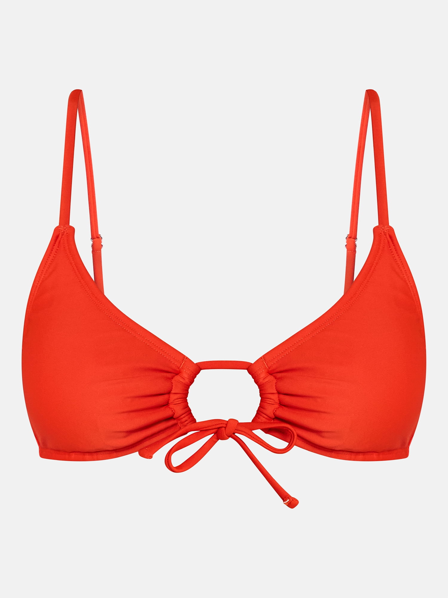 No Boundaries Essentials O-Ring Bikini Top, Women’s XXS-XXL