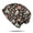 Mushroom and Fairy Black Pattern, variant on Mushroom and Flower White Pattern Slouchy Beanie Hat, Outdoor Running Beanie with Stretchy Fabric & Soft Texture, Lightweight Flexible Gifts for Birthday Christmas Thanksgiving