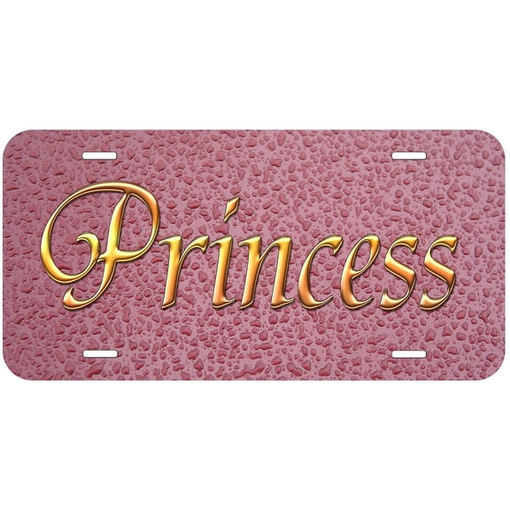Princess Novelty Car Auto License Plate