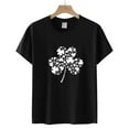 thumbnail image 4 of Fesfesfes Womens Tops Fashion Women Casual Printing Pullover Short Sleeve T-Shirt Tops Blouse Shirts for Women 14(XXXL), 4 of 4
