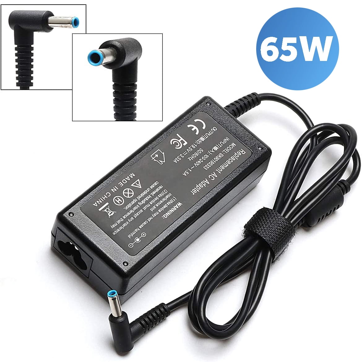 65W 19.5V 3.33A Power Adapter Charger New for HP ProBook 640 G2 650 G2 430 G3 450 G3 440 G3 455 G3 470 G3 719309-003 741727-001 740015-001 709985-002 Notebook Power Supply Cord 
