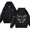 thumbnail image 1 of Sudadera con capucha y cremallera completa para hombre y mujer, abrigo informal con estampado de álbum de la gira de Portals, ropa de calle de Hip Hop, chaqueta con cremallera, 1 of 1