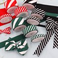 10 Yards Red And White Ribbon Candy Garland Gifts Wrapping Wreaths Bows