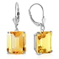 thumbnail image 2 of Galaxy Gold 14K White Gold 13 CTW Natural Citrine Dangle Earrings - November Birthstone - Joy - Fine Jewelry for Women, 2 of 3