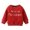 Red, variant on AUDeals Toddler Kids Christmas Sweatshirt - Letter Print Crew Neck Long Sleeve Pullover for Boys and Girls Holiday Outfit Wear