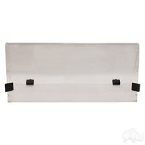 Windshield, Impact Modified Clear 2 Piece, Club Car DS New Style 00