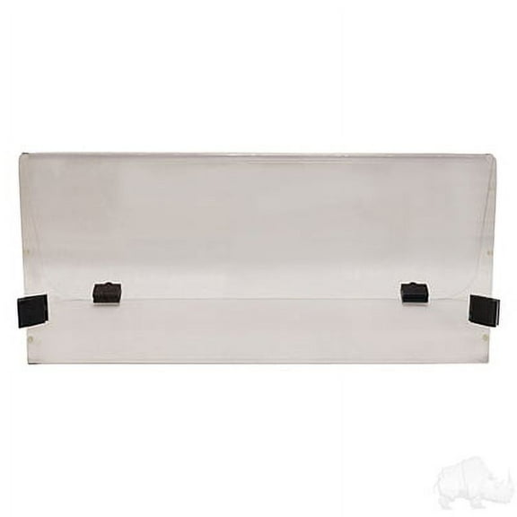 Windshield, Impact Modified Clear 2 Piece, Club Car DS New Style 00 