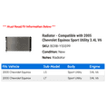 thumbnail image 2 of Radiator - Compatible with 2005 Chevy Equinox Sport Utility 3.4L V6, 2 of 2