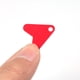 thumbnail image 4 of Cola de pez de plástico para cuchara Señuelos de pesca Lentejuelas de corazón (15 mm) Rojo 100 piezas, 4 of 8