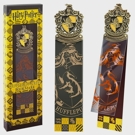 Harry Potter Hufflepuff Crest Bookmark Accessory [Yellow/Black]