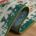 thumbnail image 6 of SAFAVIEH Madison Lanford Vintage Geometric Area Rug, Green/Beige, 8' x 10', 6 of 9