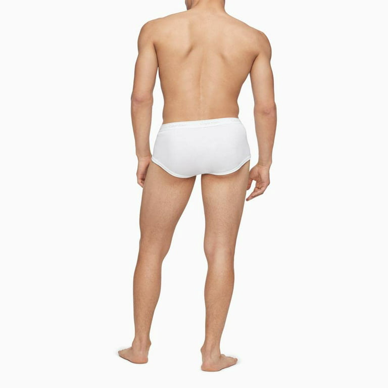 Calvin Klein 4 Pack Men's 2XL XXL 45-48 Brief Underwear White Cotton New  Briefs