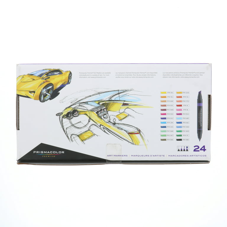 Prismacolor Premier Double-Ended Art Marker Set - Assorted Colors, Studio Stacker Set, Set of 24