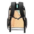 thumbnail image 2 of Sikiie Beach Footprint Clear Backpack, Transparent Bookbag for School for Women Men, Capacity Clear Bag for College, Travel, 2 of 7
