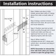 thumbnail image 4 of shiyou-Inside Deadlock, Heavy Duty Garage Doors Side Lock, Galvanized Steel Housing Extra Security Lock Slide Latch, Fits Most Garage Door, 4 of 4