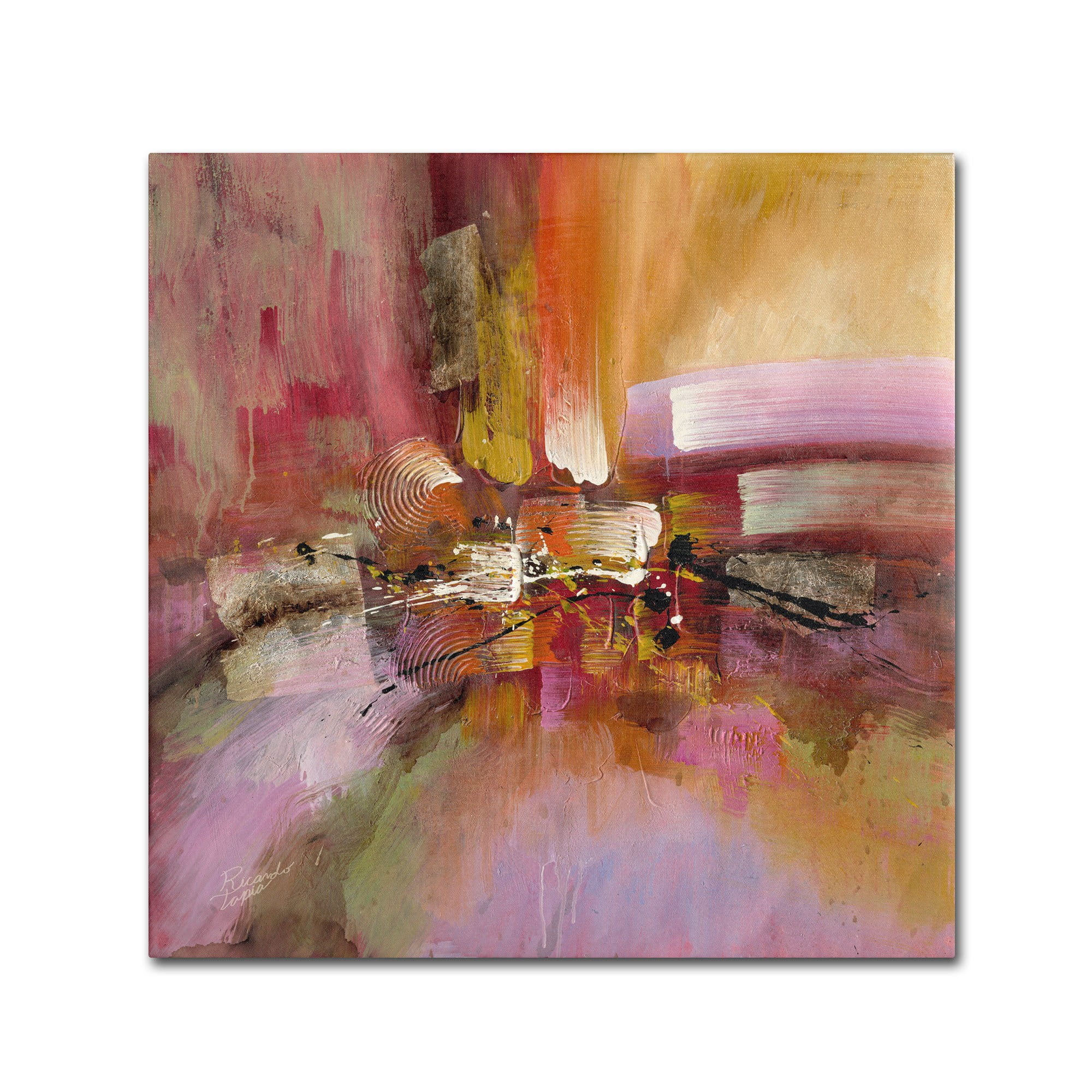 Trademark Fine Art "Soft Touch" Canvas Art by Ricardo Tapia