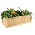 thumbnail image 1 of ZYPPPA 27.5” Raised Garden Bed - Wooden Planter Box, Outdoor Folding Rectangle Planter w/Removable Bottom, Premium Drainage System for Herbs, Fruits, Flowers, Succulents, Simple Assembly, 1 of 18