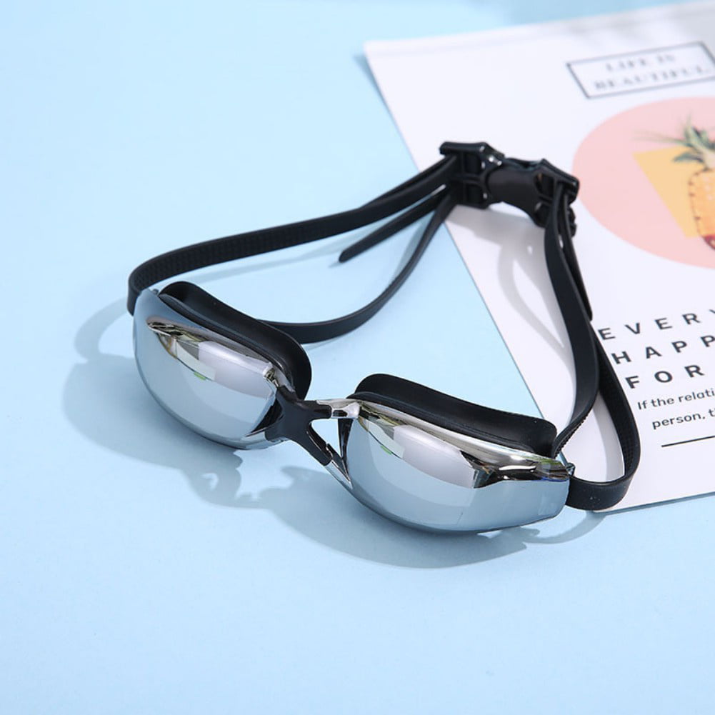 Senior Swimming Myopia Solicone Goggles Anti-Fog UV Glasses Unbranded 500 Degree 