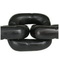 thumbnail image 4 of 11" x 3" Black Aluminum Chain Sculpture, by DecMode, 4 of 7