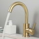thumbnail image 4 of Bathroom Faucet 360 Swivel Basin Faucet High Spout Basin Mixer Tap Faucet For Bathroom Or Small Kitchen Brushed Gold, 4 of 5