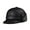 Black, variant on Genuine Leather Men's Baseball Cap Hat Male Adult Solid Adjustable Faux F-ur Bomb Hats ,Classic Design