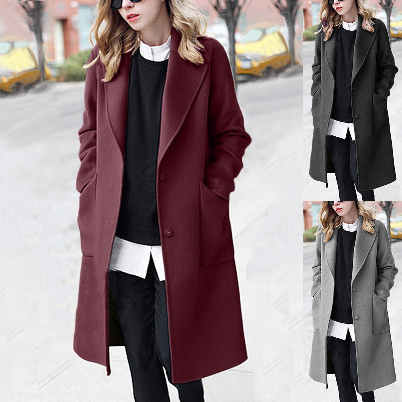 Amazon.com: Spring Coat Women Jacket Pocket Zipper