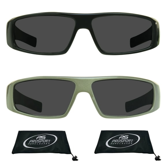 proSPORT Reading Sunglass Sun Reader Square Large Gray Men Women NOT BIFOCAL