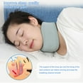 thumbnail image 4 of Pebbuoy Neck Brace Soft Breathable Pain Relief Posture Correction Anti-Snoring Support Cervical Collar Ergonomic Neck Protector Brace, 4 of 7