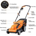 thumbnail image 6 of LawnMaster MEB1114K Electric Corded Lawn Mower 14-Inch 10AMP, 6 of 7