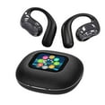 thumbnail image 2 of Full-color Touchs Screen Open Bluetooth Headset Open Leather Textured Bluetooth Headphones, 2 of 2